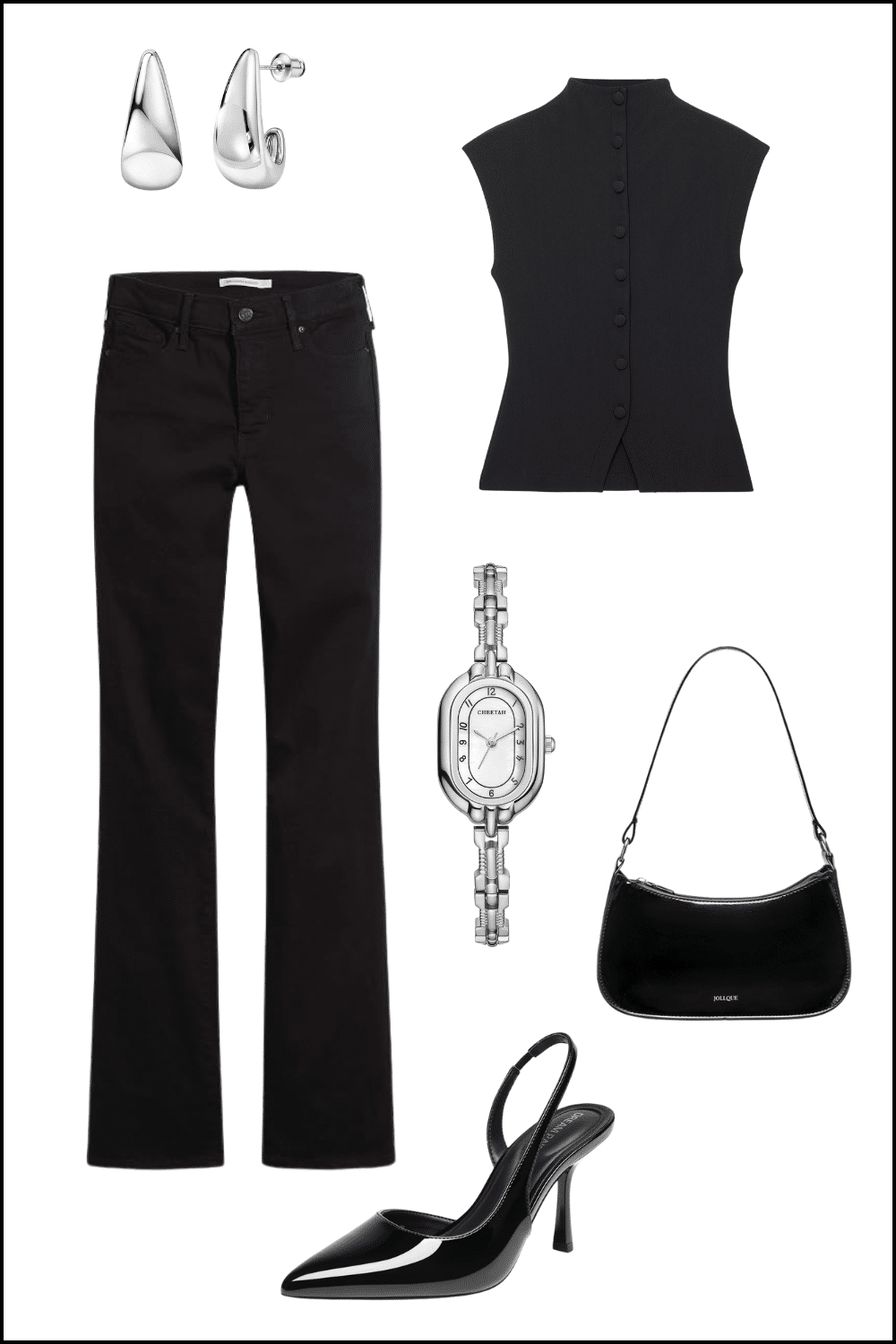 thin black frame